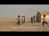 Football match for the Salt workers' kids!