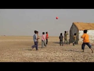 Football match for the Salt workers' kids!
