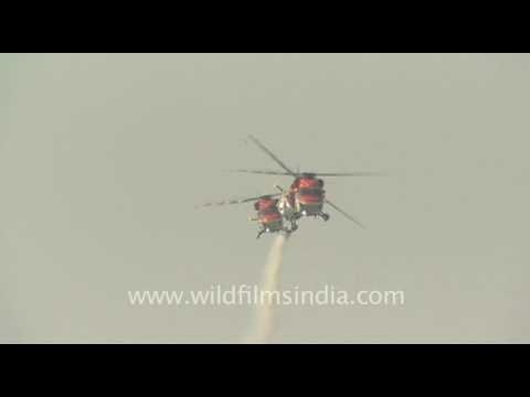 Jaw dropping helicopter stunts, India