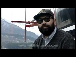 Skiing fun in the Himalayas...