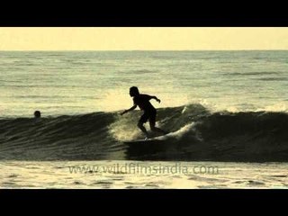 The fun of surfing, Indonesia