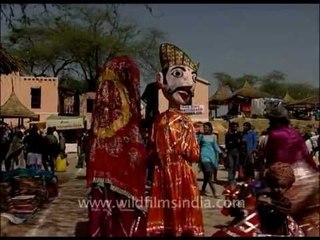 Kachhi ghodi dance at Surajkund mela