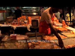 Sweets Shop in Delhi on Diwali