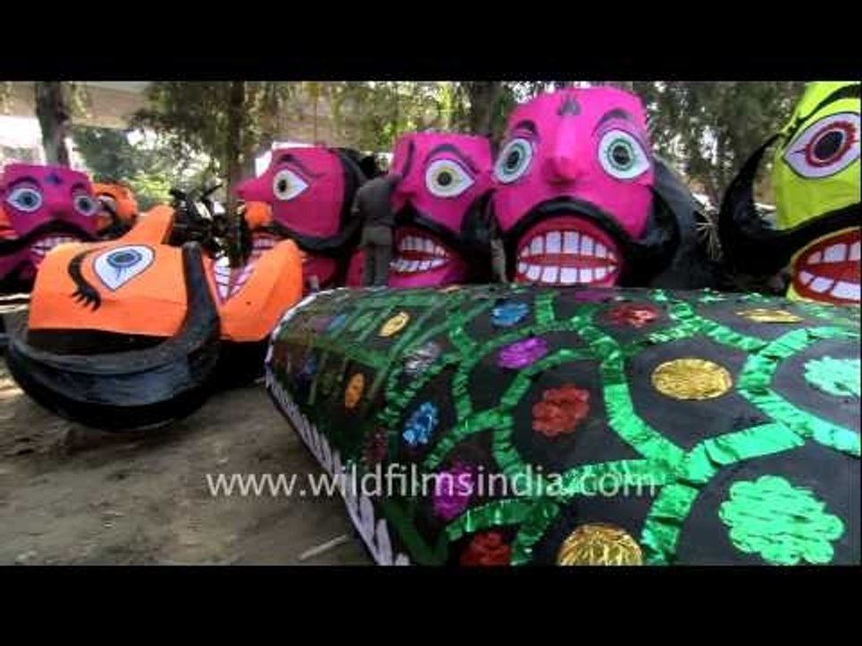 Ravana getting ready to die!