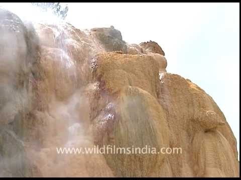 Boiling hot water sulphur spring at Tapoban