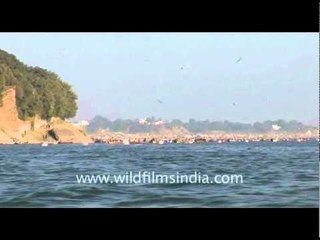 River Yamuna from a boat, Allahabad