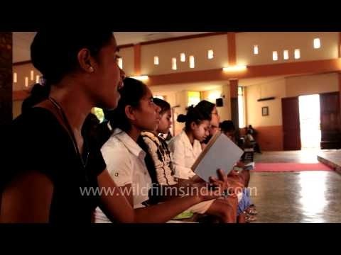 Just before the Holy Communion, Baucau, Timor
