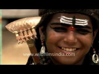 Child impersonating Lord Shiva!!