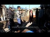 Dry pork in Ziro village Arunachal Pradesh