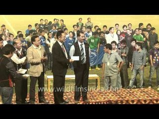 Prize distribution at the NE Tamchon tournament