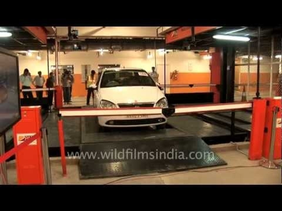 Multilevel parking at Sarojini Nagar