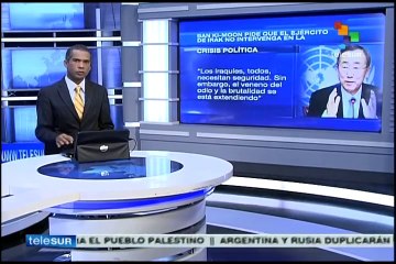 Ban Ki-Moon respalda llamado a la calma en Irak