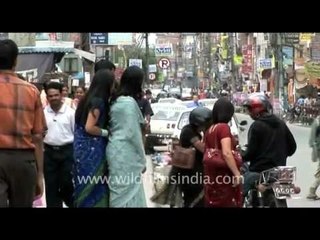 Nepali women wearing sarees!