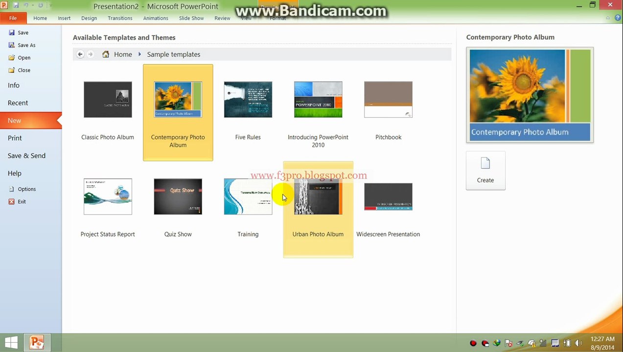 Leacture # 2 (File Button) MS Power Point Urdu Video Tutorial