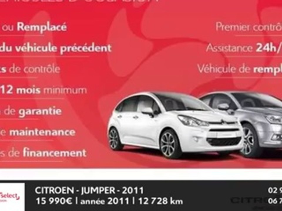 Annonce Occasion CITROëN Jumper TOLE 4-35 L4H2 2.2 HDi 120 CONFORT 2011