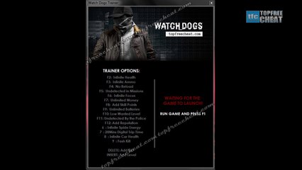 Watch Dogs v1.0 Trainer for All Versions