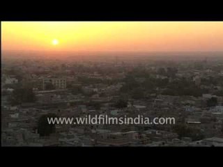 Sun City in India, seen from Mehrangarh Fort