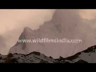 Time Lapse of clouds over Shivling!