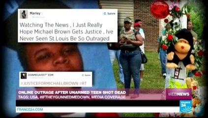 Web News - Online outrage after unarmed teen shot dead