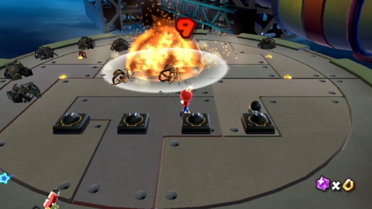 Super Mario Galaxy - Flotte armée - Étoile 6 : La décharge de la flotte spatiale