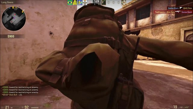 Three bullets two heads