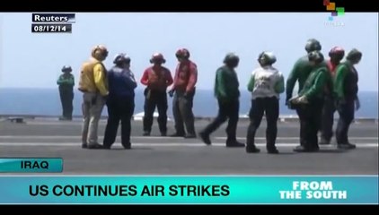 US continues air strikes in Iraq