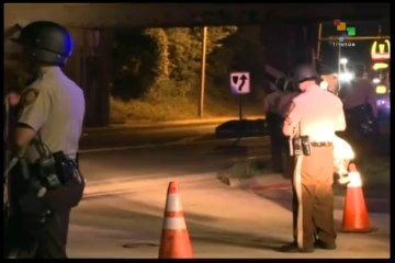 Protests against killing of US African-American teen repressed