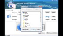 How to convert MS Office Word file to PDF file with Hot Directory Mode by using A-PDF Word to PDF?