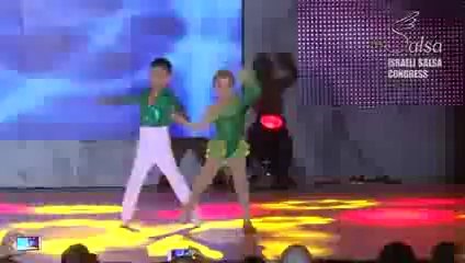 Israeli Salsa Congress 2014 Kevin & Beverly World champions aged 6 & 7