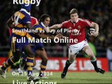 watch Bay of Plenty vs Southland ITM Cup 2014 rugby live