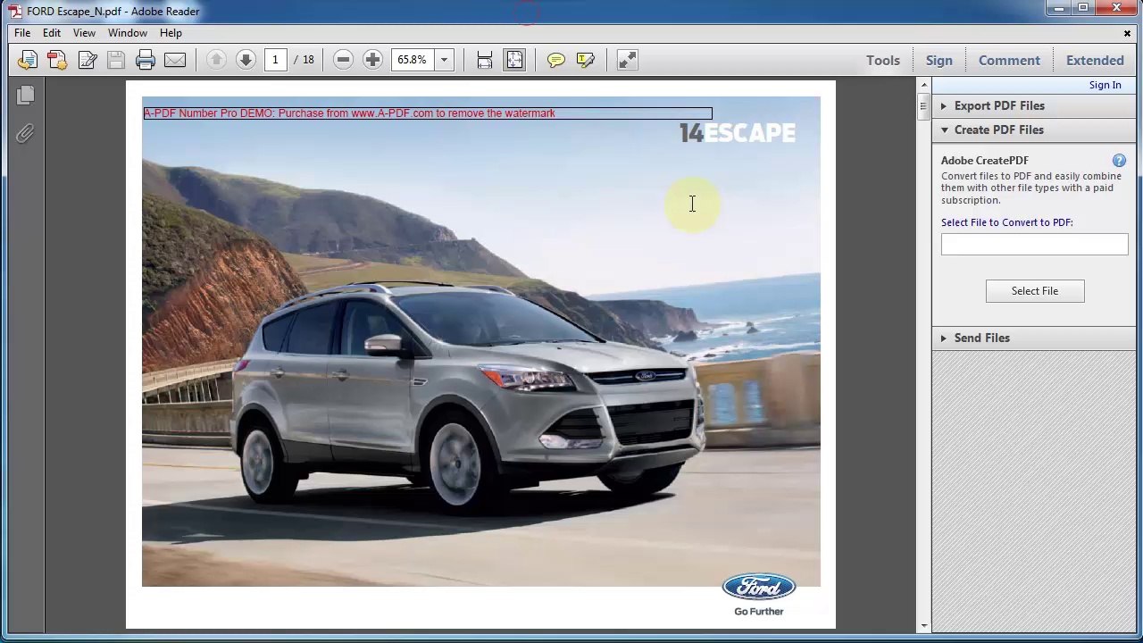 How to add define page number to PDF pages by using A-PDF Number Pro?
