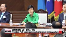 President Park calls for eradication of inhumane acts within Korean military