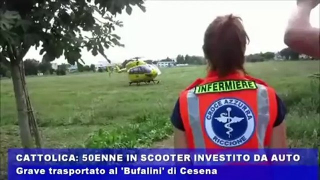 50enne in scooter investito all'uscita dell'autostrada di Cattolica