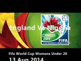 England vs Nigeria Womens Football Under 20