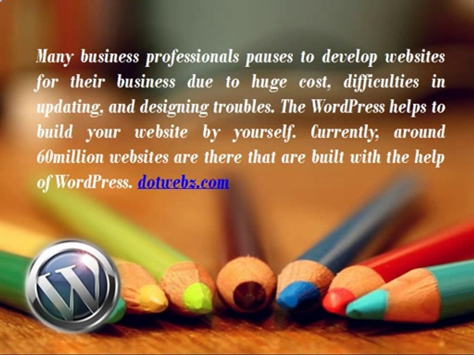 Wordpress Web Development - Better Method to Create Website