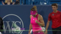WTA Cincinnati: Halep bt Flipkens (6-4 6-2)