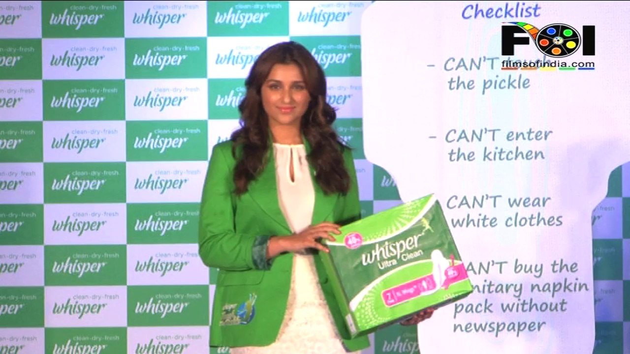 Parineeti Supports 'Whisper Touch The Pickle' Campaign