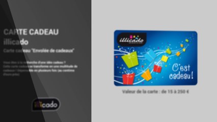 Faites plaisir avec une carte cado illicado