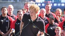 Prince Harry unveils British Invictus team