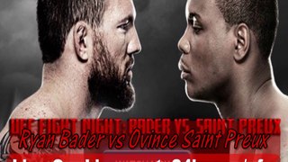 Watch Ryan Bader vs Ovince Saint Preux live streaming UFC Fight Night 2014