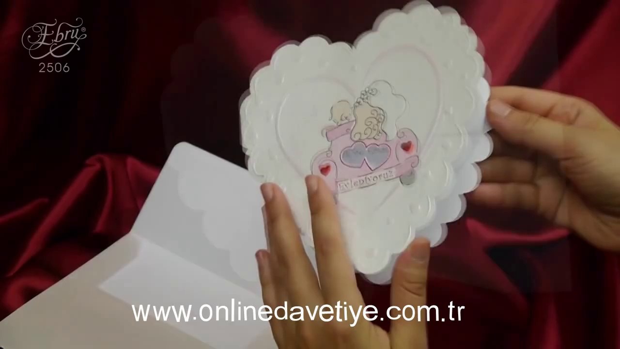 Ebru Davetiye 2506 Montaj - İstanbul Davetiye