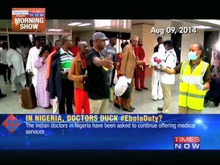 Indian doctors duck Ebola duty?