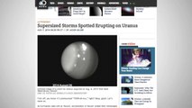 Giant Storms Observed On Uranus