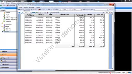 EBP Facturation Pratic 2014 : Les impressions et statistiques