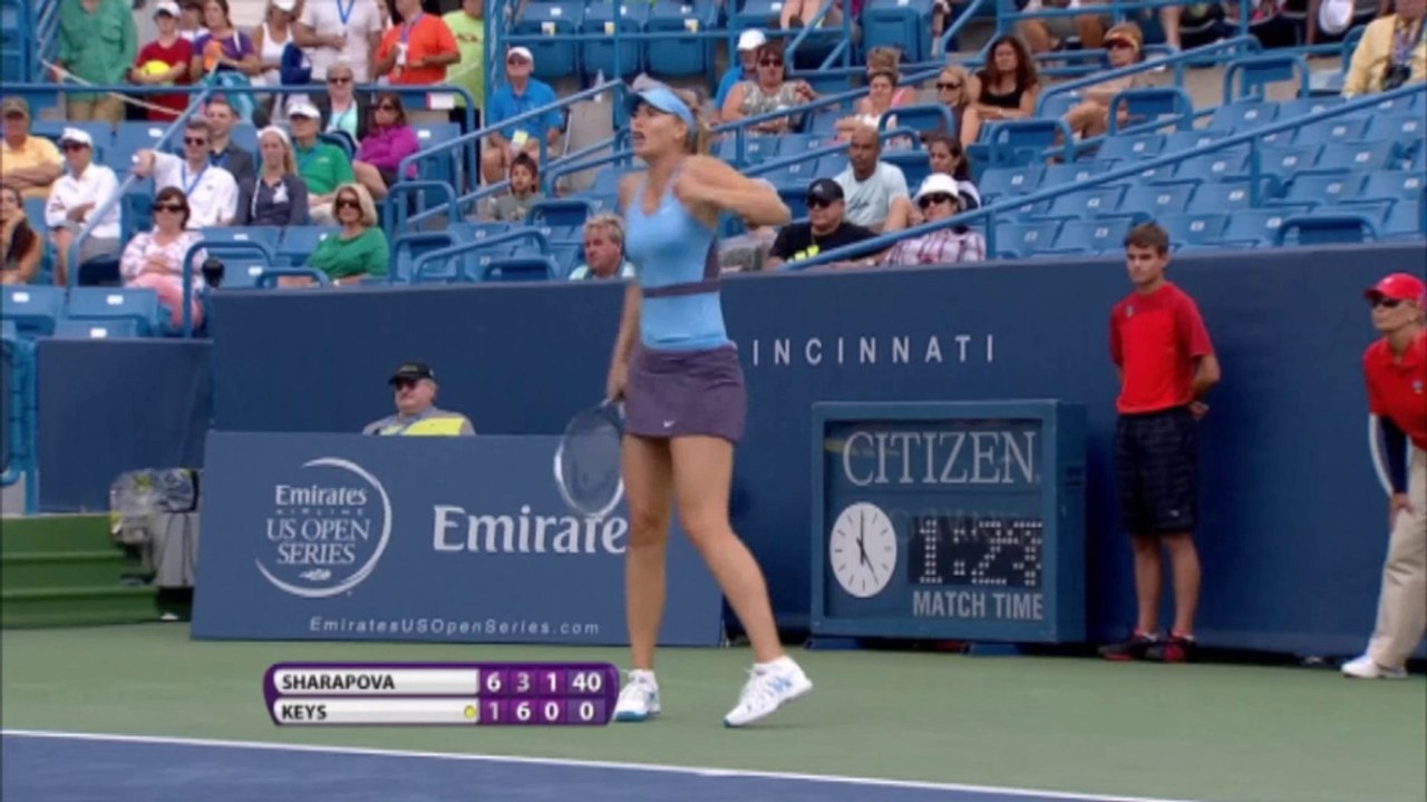 Cincinnati: Power-Tennis! Sharapova zu stark für Keys