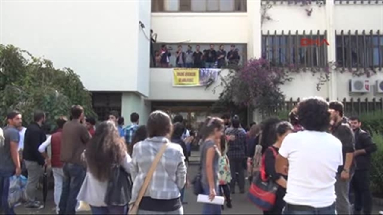 Adana-1 Çukurova Üniversitesi'nde Kobani Gerginliği