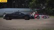 Course entre McLaren P1 vs. Porsche 918 Spyder vs. Ducati 1199 Superleggera - Drag race