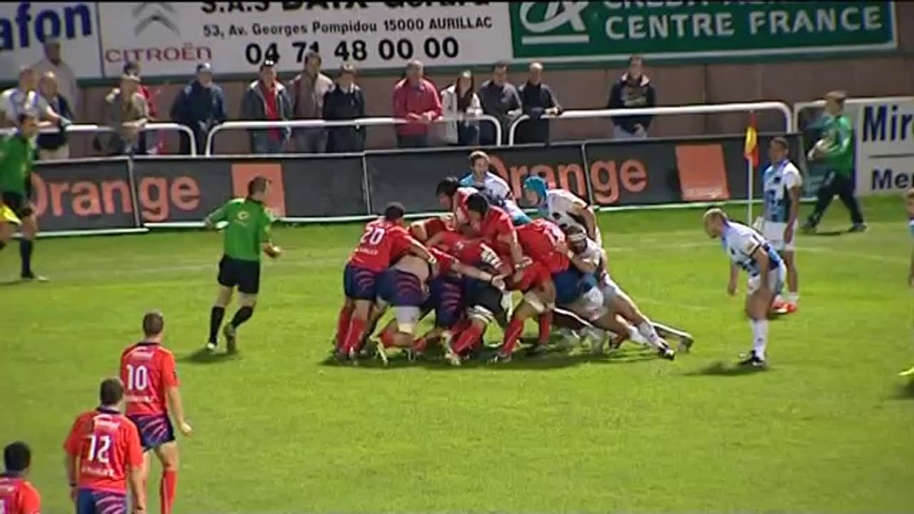 PRO D2 - Aurillac – Massy: 48-17 - J7 – Saison 2014-2015