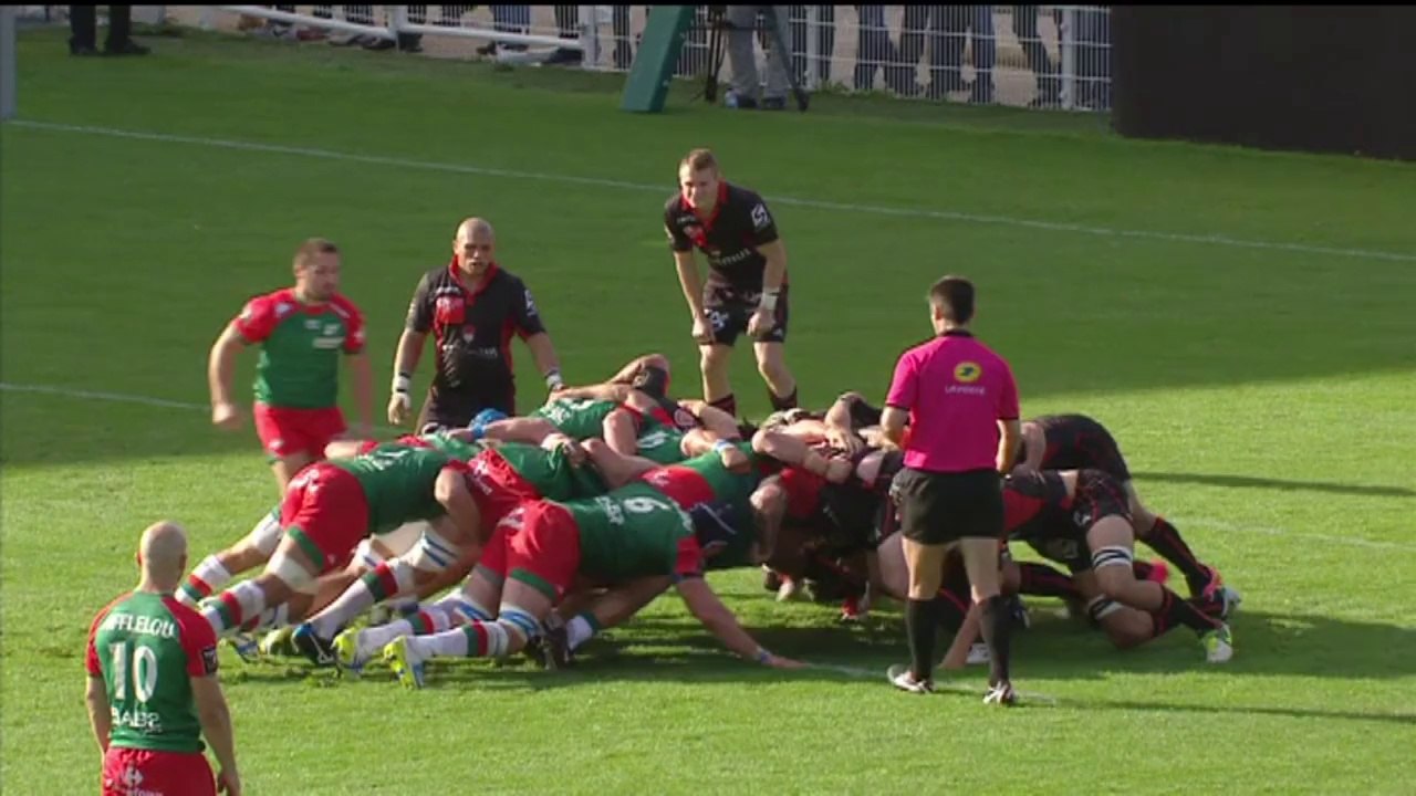 TOP14 - Lyon-Bayonne: Essai de pénalité (BAY) - J9 - Saison 2014/2015