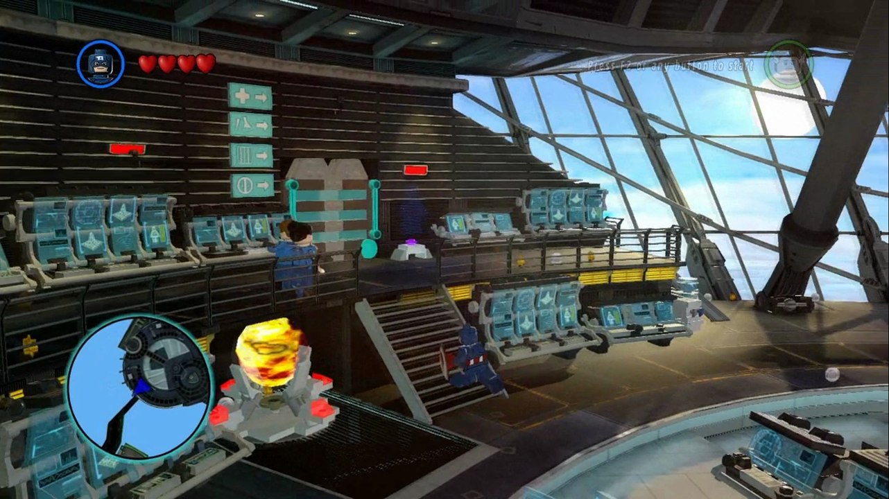 LEGO Marvel Super Heroes Gameplay Walkthrough (NO COMMENTARY) Part 2: Exploring the Helocarrier